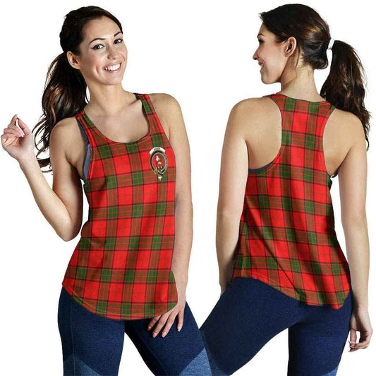 Adair Tartan Crest Women Racerback Tank