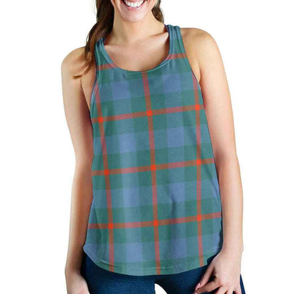 Agnew Ancient Tartan Plaid Women Racerback Tank