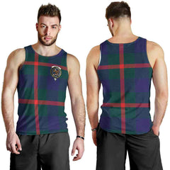 Agnew Tartan Crest Men Tank Top