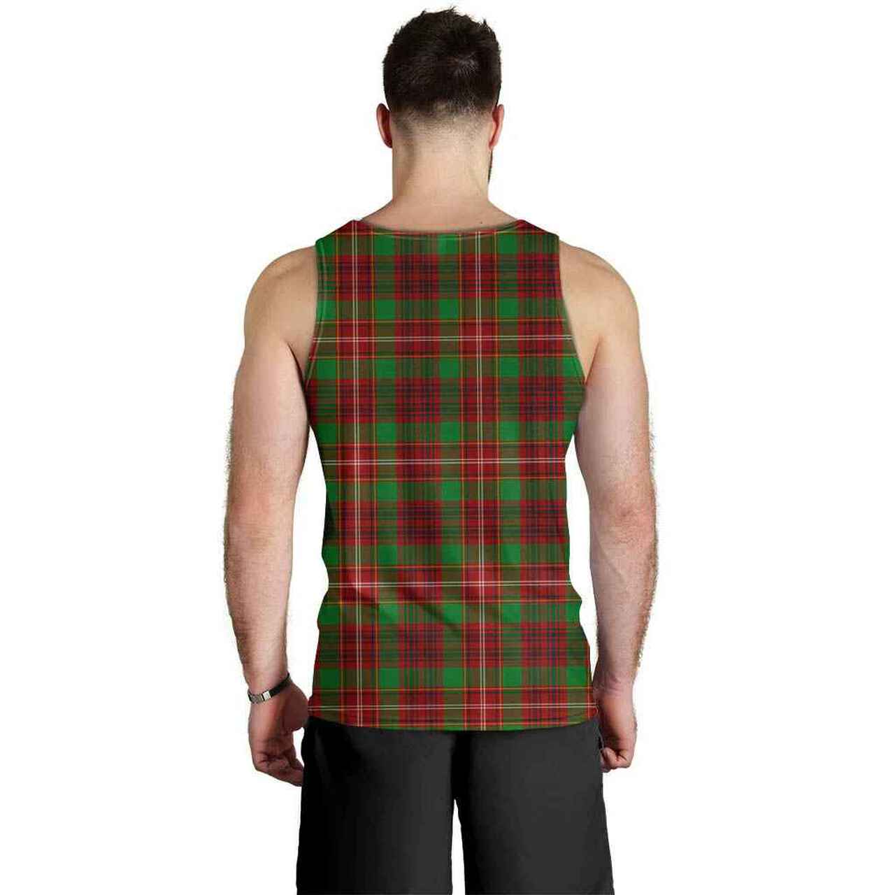Ainslie Tartan Plaid Men Tank Top