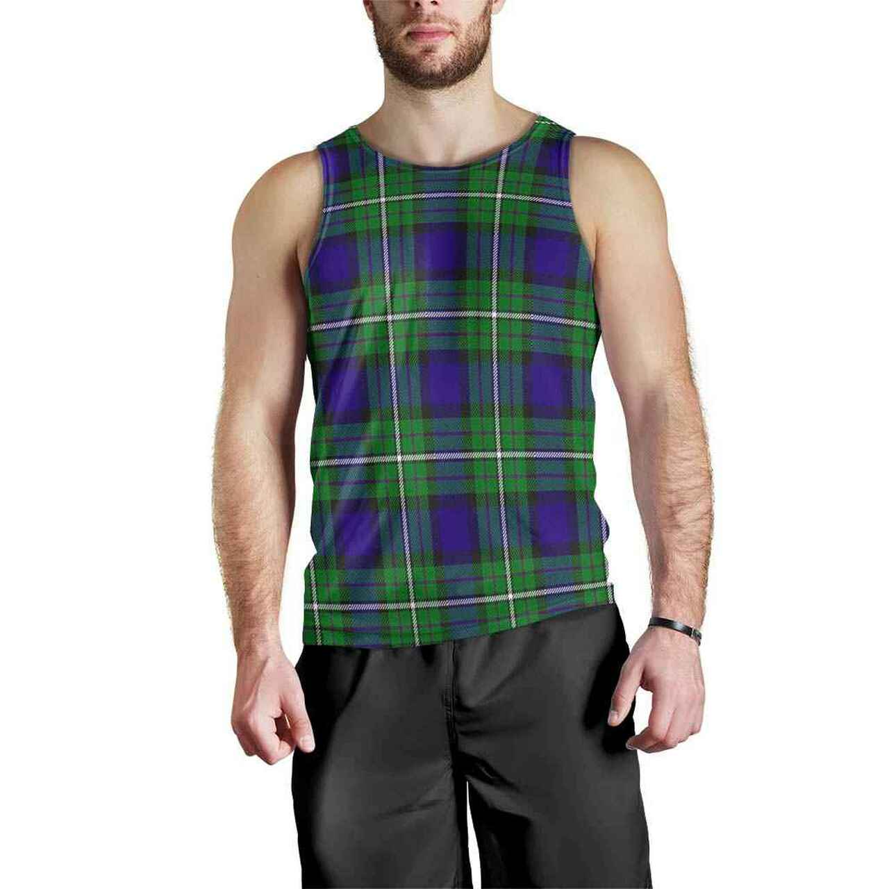 Alexander Tartan Plaid Men Tank Top
