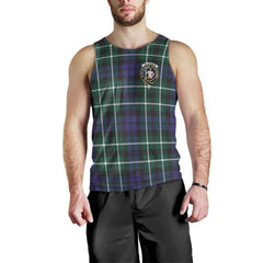 Allardice Tartan Crest Men Tank Top