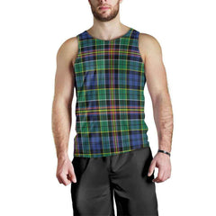 Allison Tartan Plaid Men Tank Top