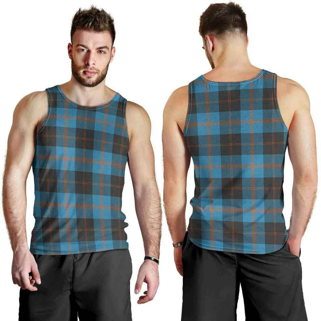Angus Ancient Tartan Plaid Men Tank Top
