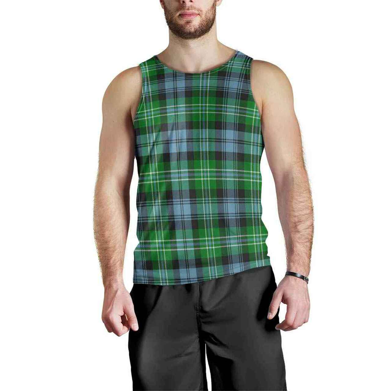 Arbuthnot Ancient Tartan Plaid Men Tank Top