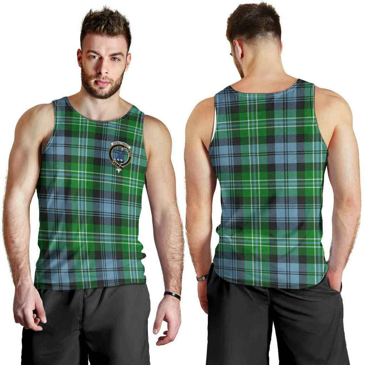 Arbuthnot Tartan Crest Men Tank Top