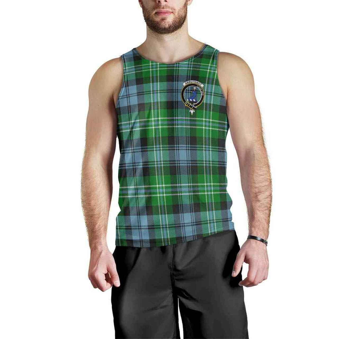 Arbuthnot Tartan Crest Men Tank Top