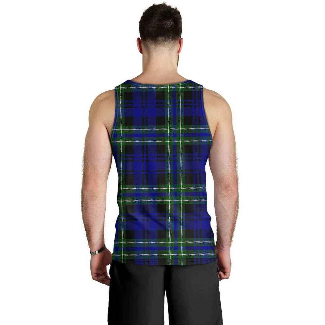 Arbuthnot Modern Tartan Plaid Men Tank Top