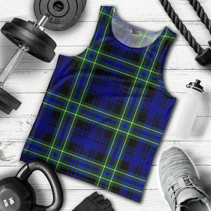 Arbuthnot Modern Tartan Plaid Men Tank Top