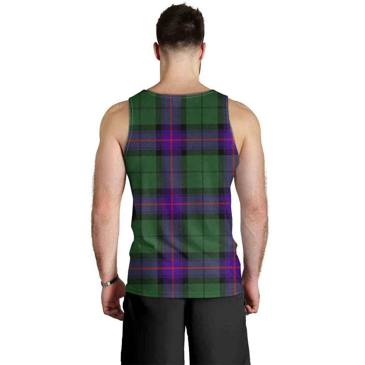 Armstrong Modern Tartan Plaid Men Tank Top