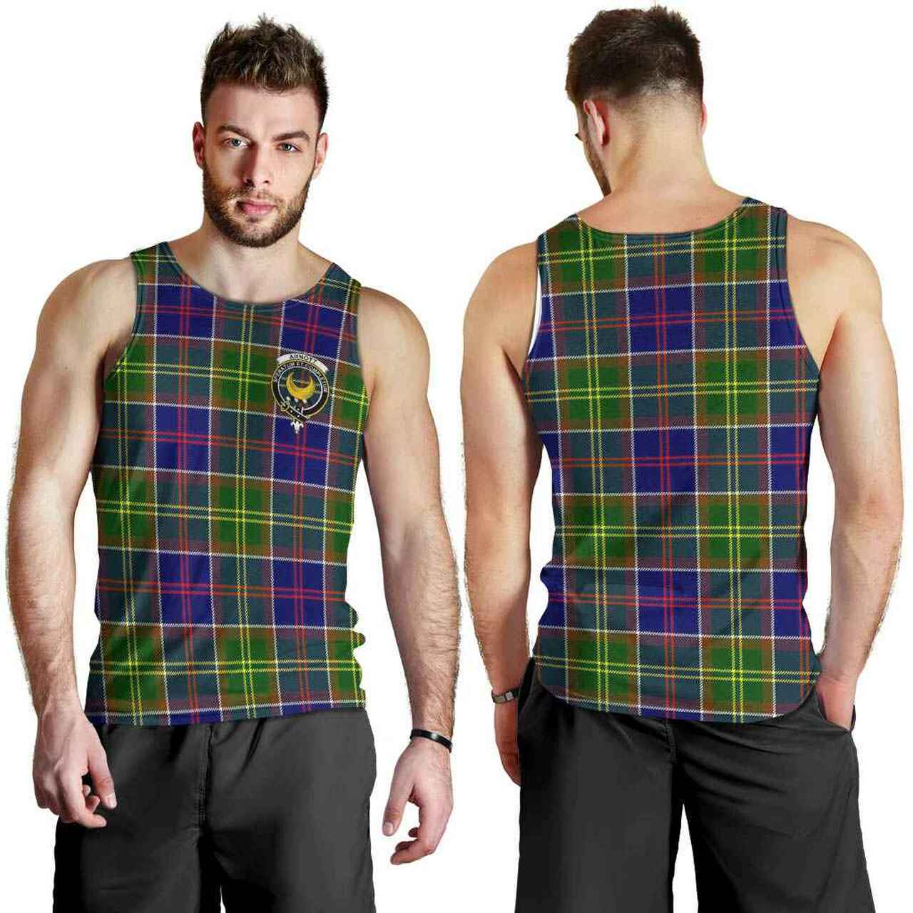 Arnott Tartan Crest Men Tank Top