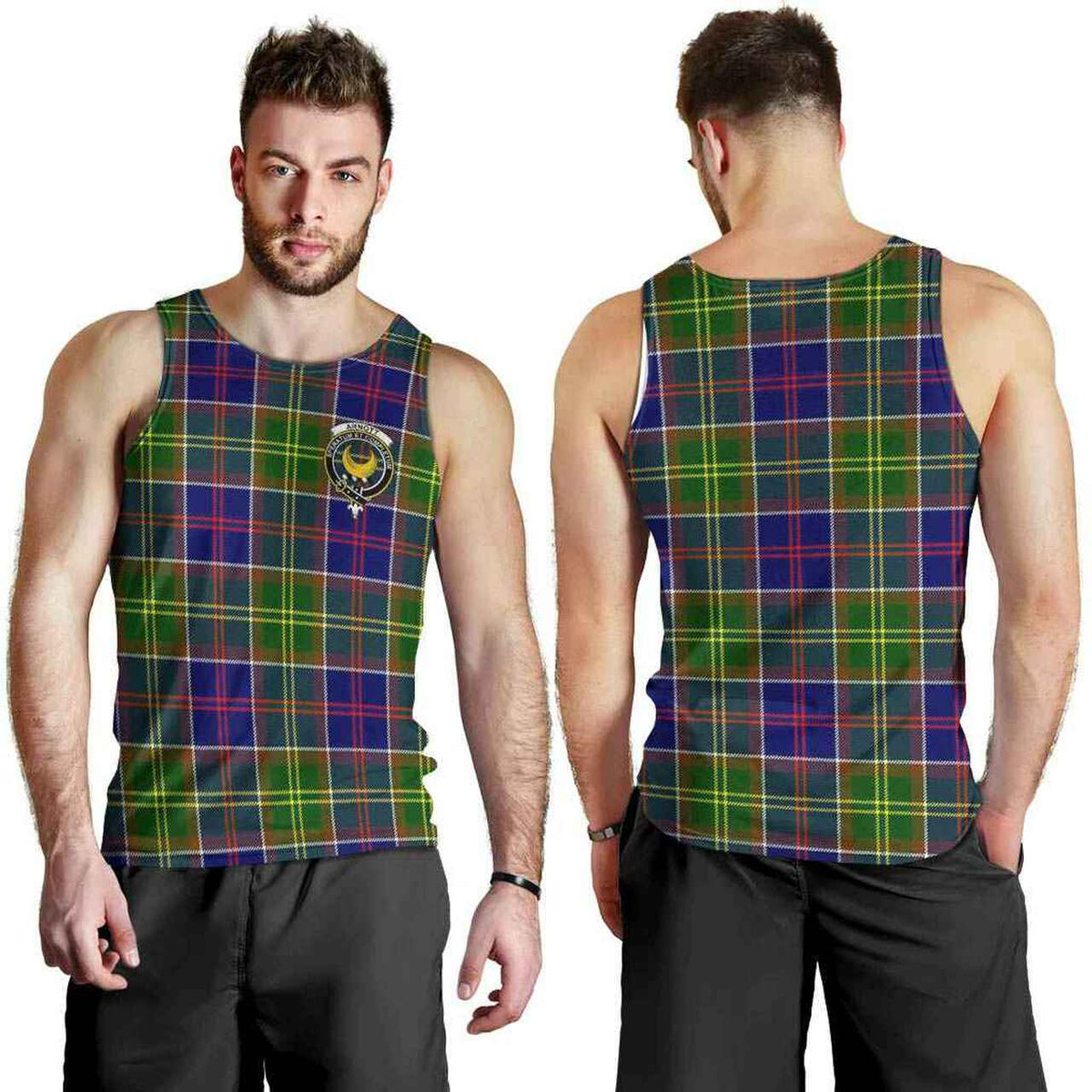 Arnott Tartan Crest Men Tank Top