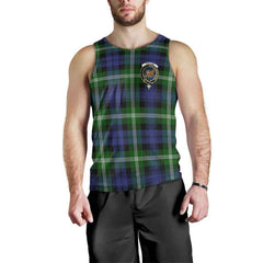 Baillie Tartan Crest Men Tank Top