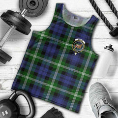 Baillie Tartan Crest Men Tank Top