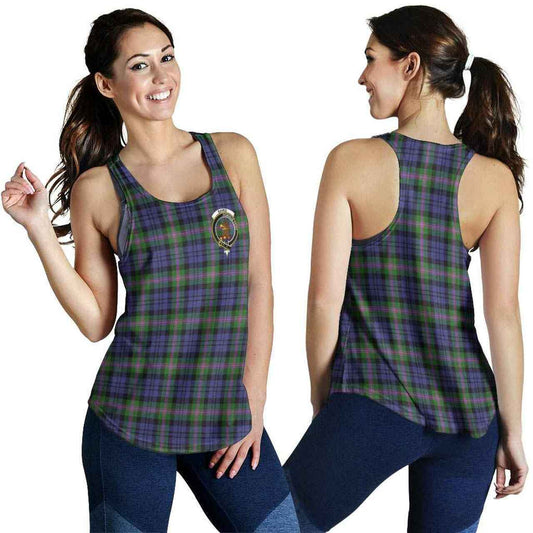 Baird Tartan Crest Women Racerback Tank