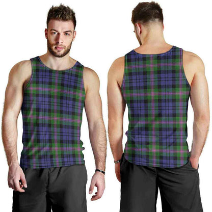 Baird Modern Tartan Plaid Men Tank Top