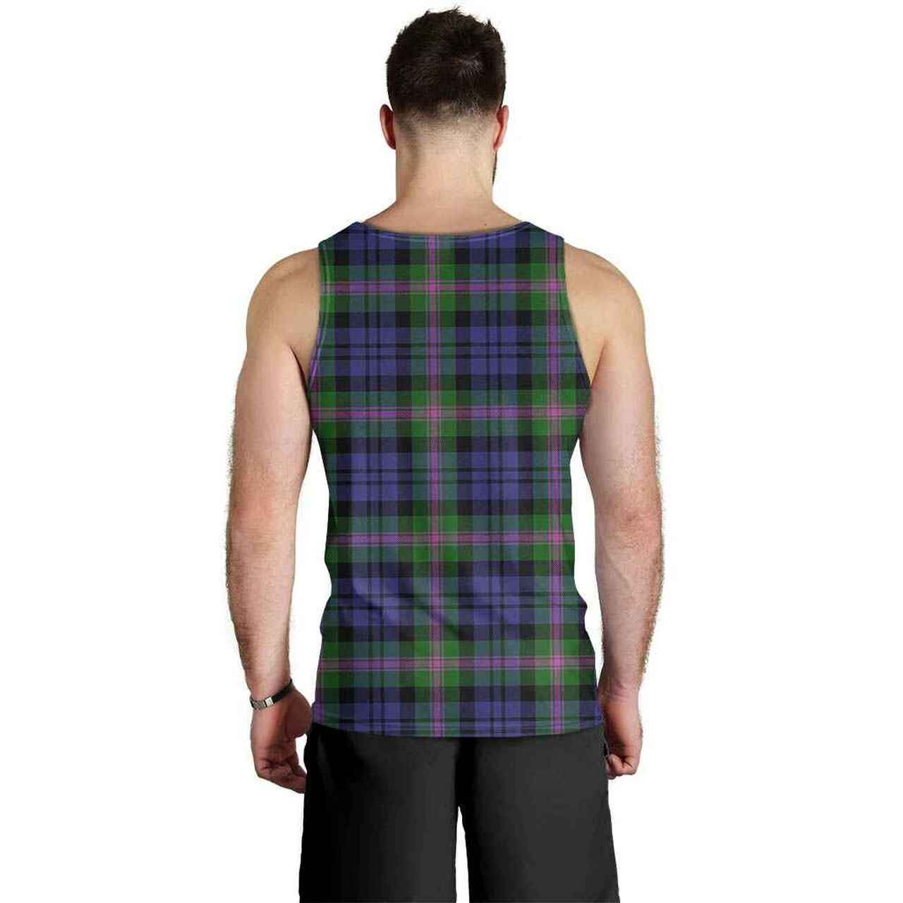 Baird Modern Tartan Plaid Men Tank Top