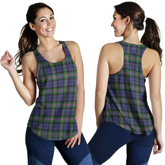 Baird Modern Tartan Plaid Women Racerback Tank