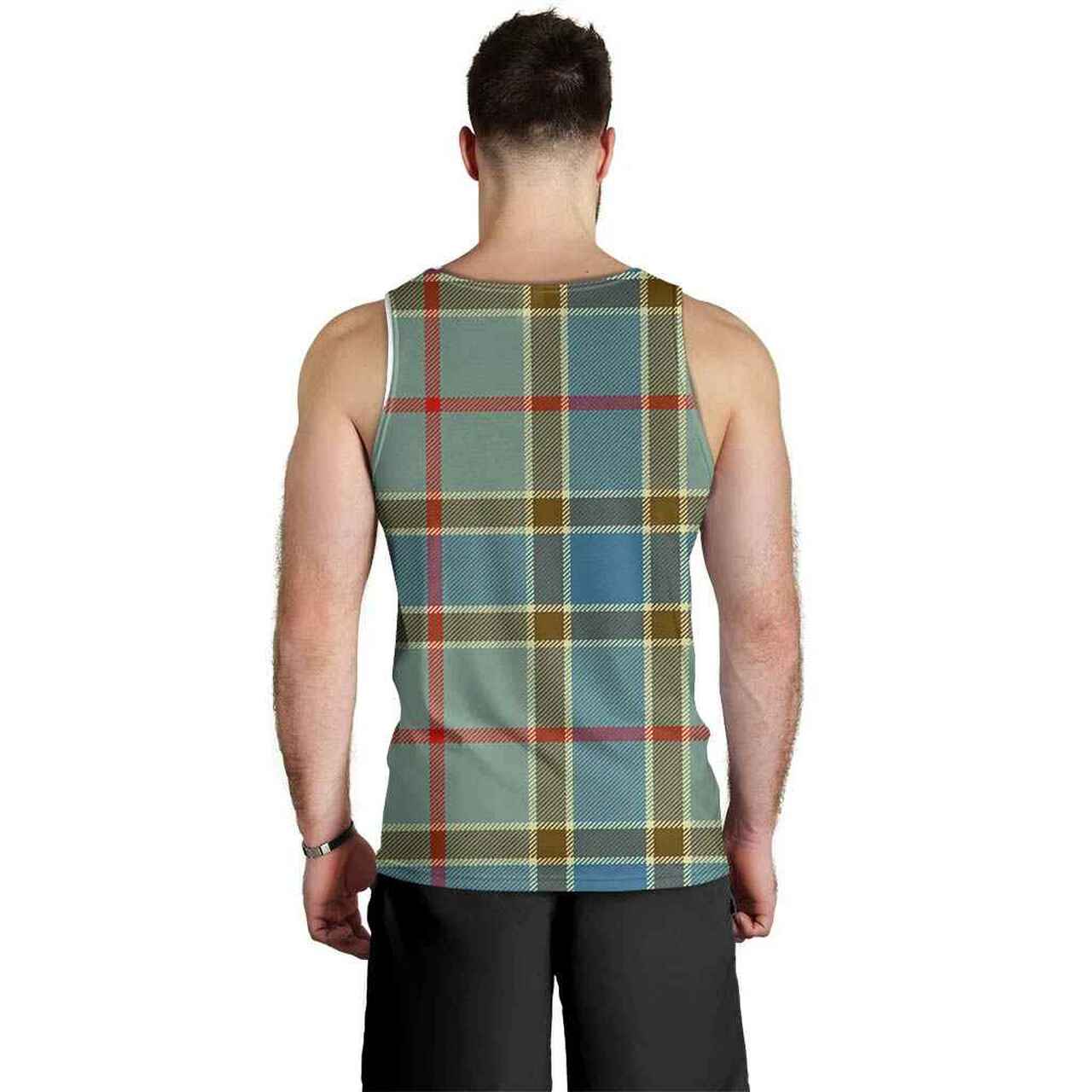 Balfour Tartan Crest Men Tank Top