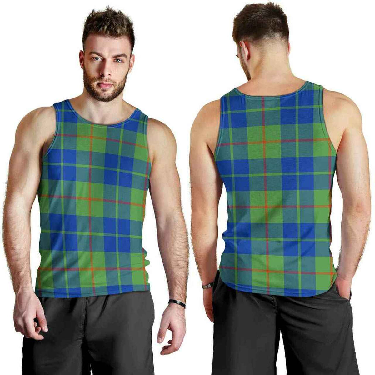 Barclay Hunting Ancient Tartan Plaid Men Tank Top