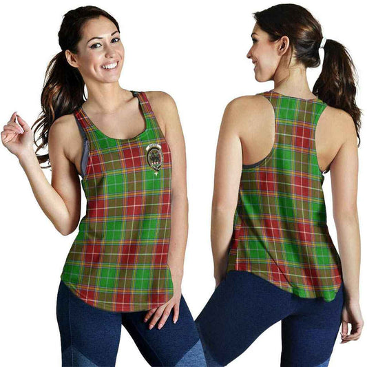 Baxter Tartan Crest Women Racerback Tank