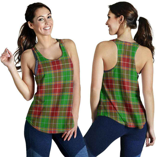 Baxter Modern Tartan Plaid Women Racerback Tank