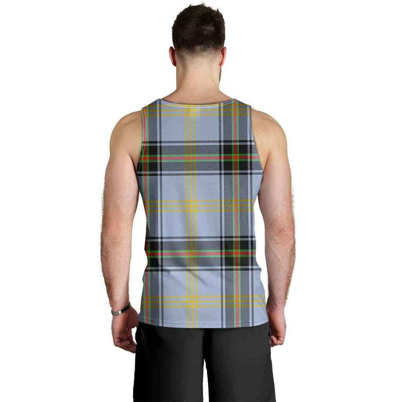 Bell of the Borders Tartan Plaid Men Tank Top