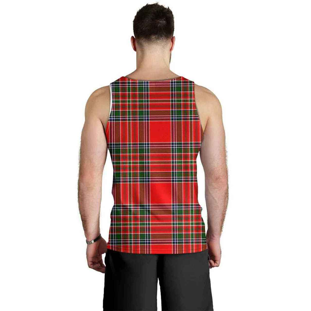 Binning of Wallifoord Tartan Crest Men Tank Top