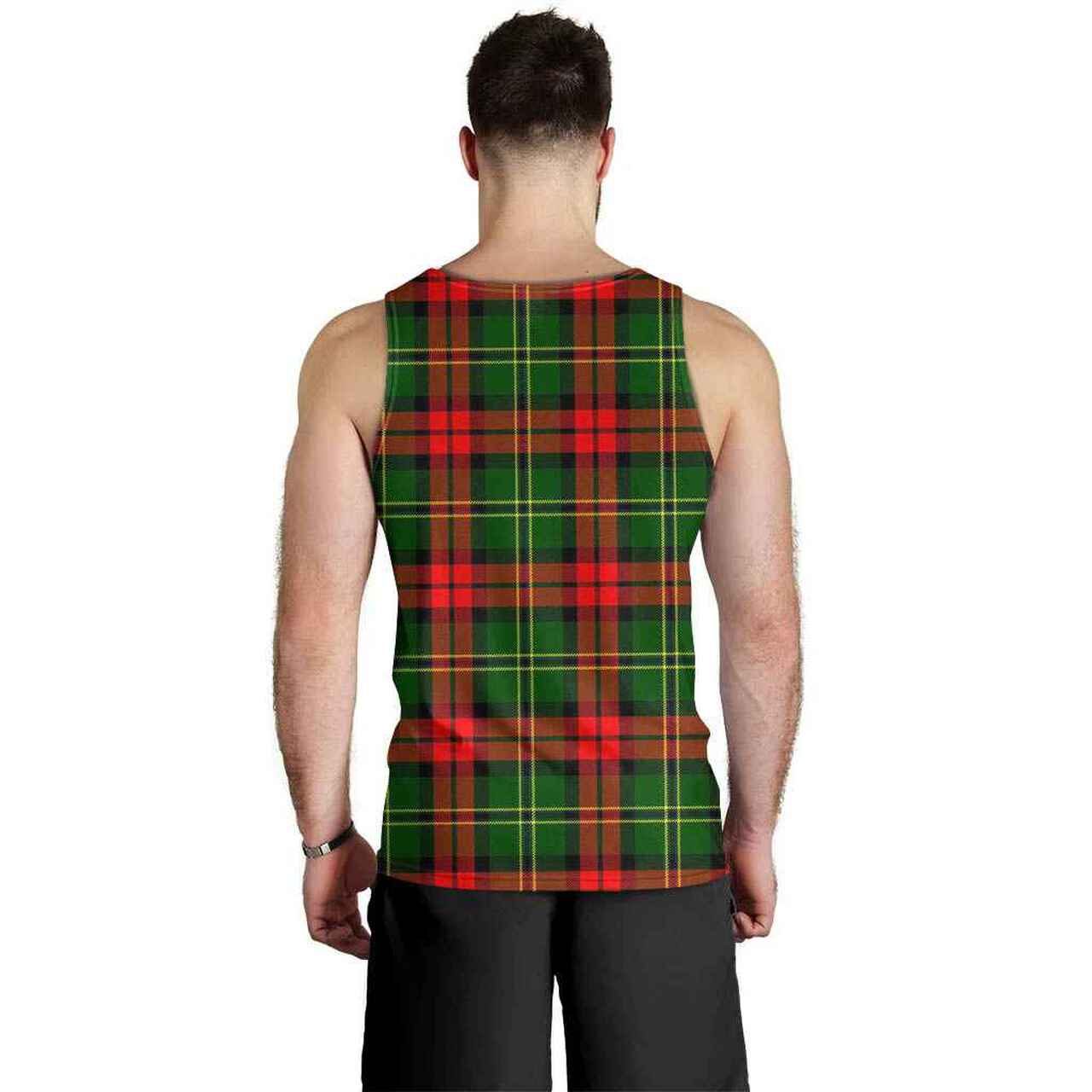 Blackstock Tartan Plaid Men Tank Top