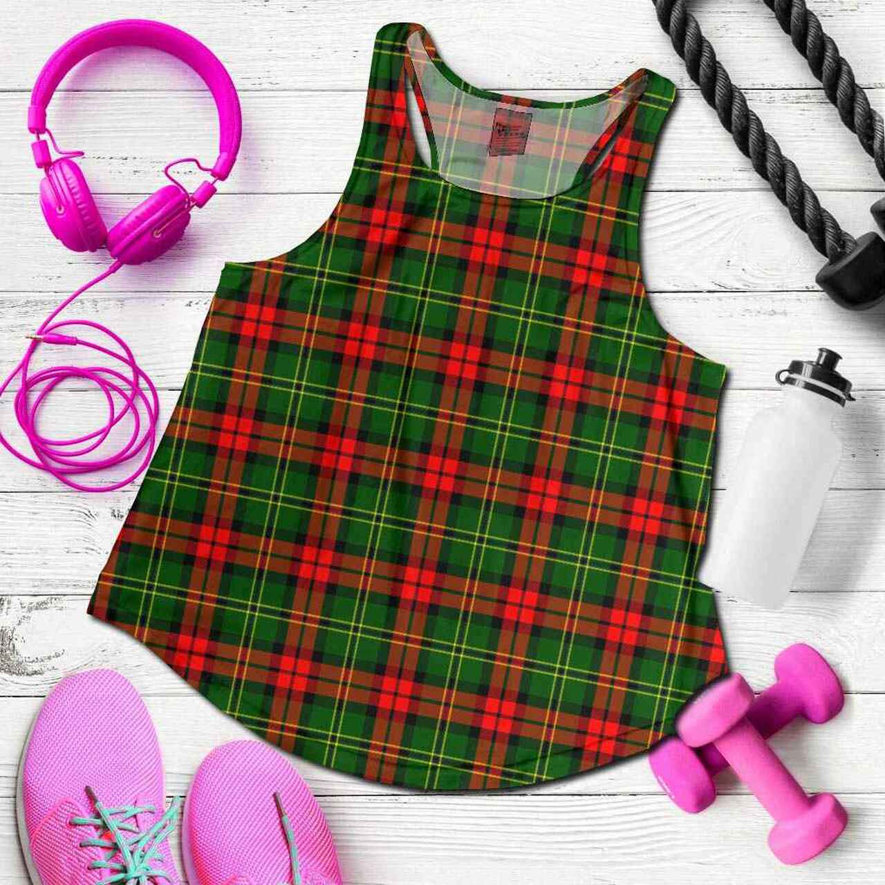 Blackstock Tartan Plaid Women Racerback Tank