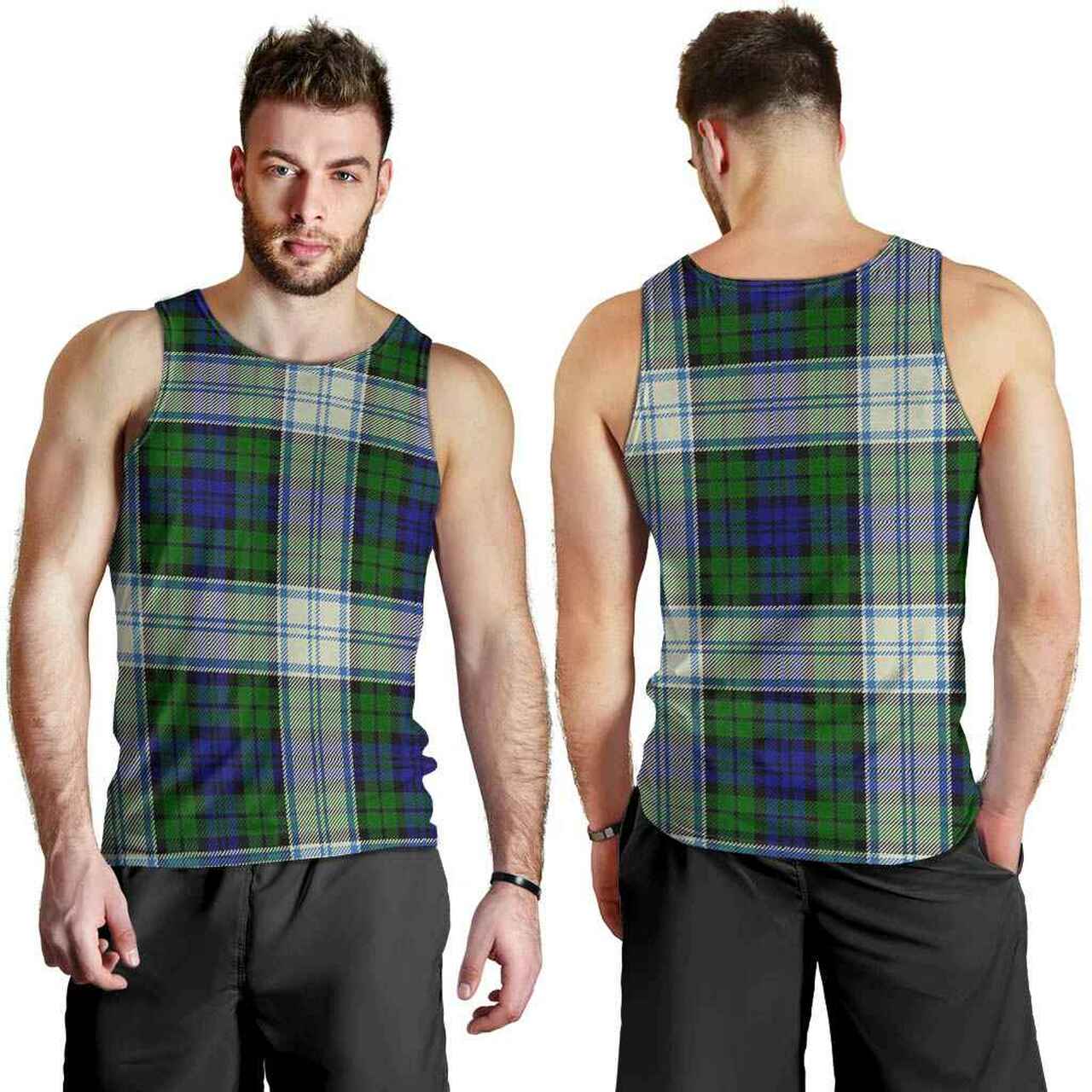 Blackwatch Dress Modern Tartan Plaid Men Tank Top