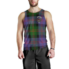Blair Tartan Crest Men Tank Top