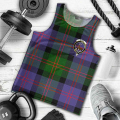 Blair Tartan Crest Men Tank Top