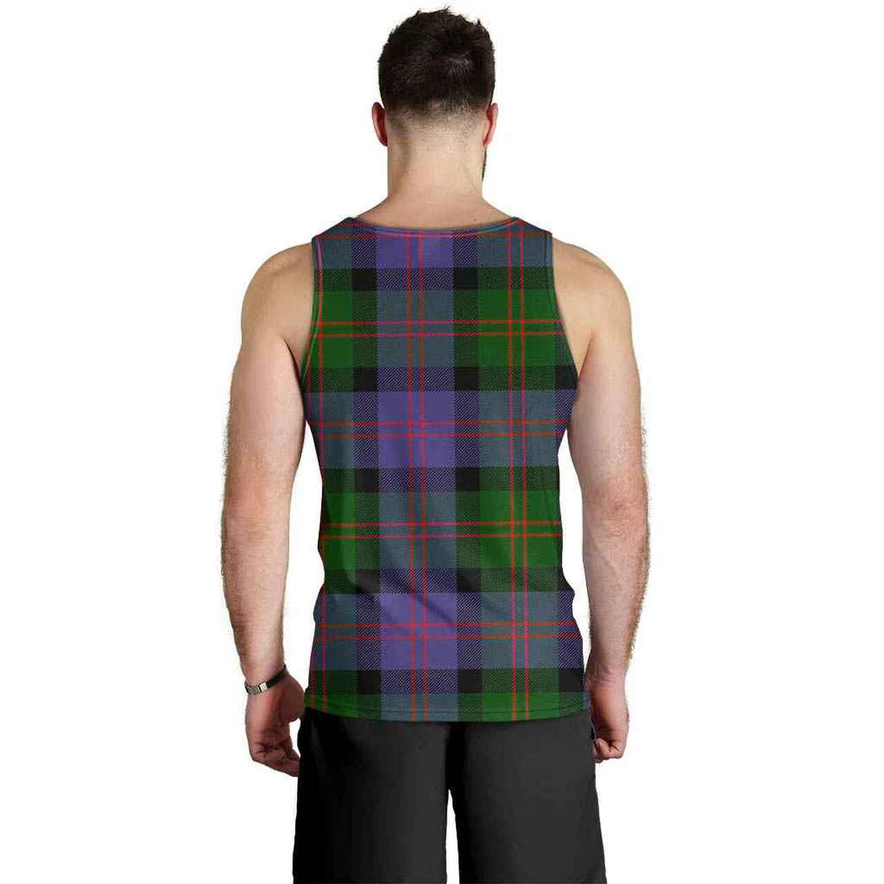 Blair Modern Tartan Plaid Men Tank Top