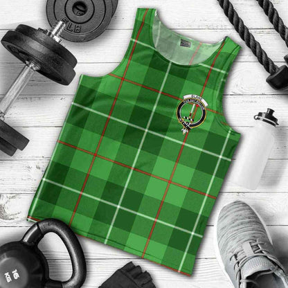 Blane Tartan Crest Men Tank Top