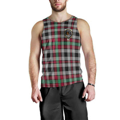Borthwick Tartan Crest Men Tank Top