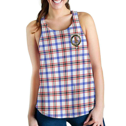 Boswell Tartan Crest Women Racerback Tank