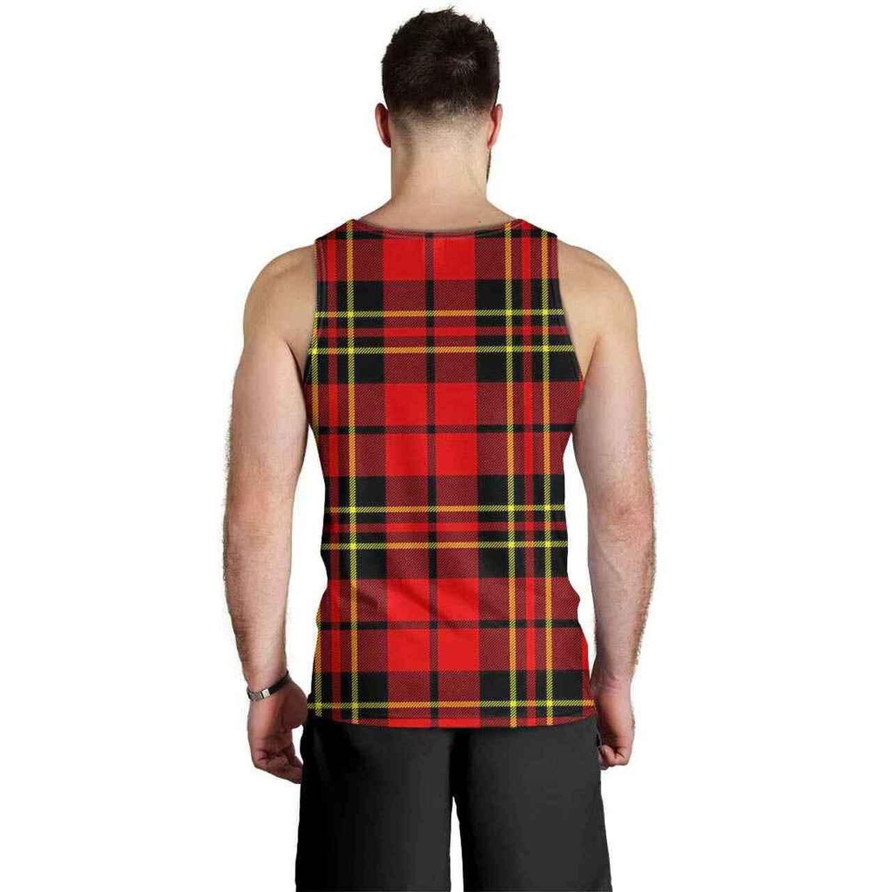 Brodie Modern Tartan Plaid Men Tank Top