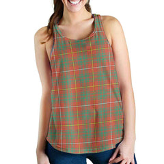Bruce Ancient Tartan Plaid Women Racerback Tank