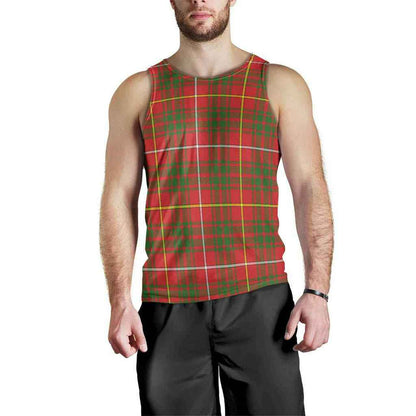 Bruce Modern Tartan Plaid Men Tank Top