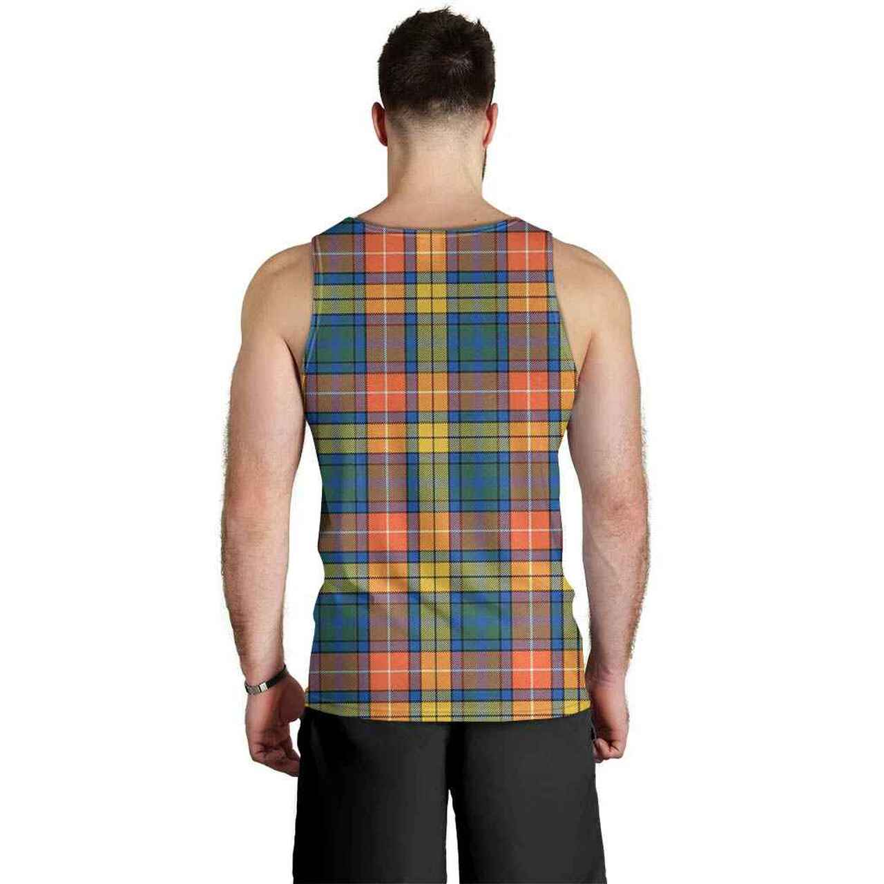 Buchanan Ancient Tartan Plaid Men Tank Top