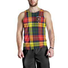 Buchanan Tartan Crest Men Tank Top