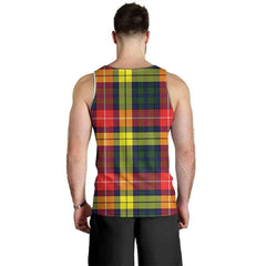 Buchanan Tartan Crest Men Tank Top