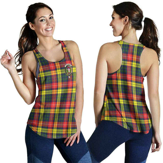 Buchanan Tartan Crest Women Racerback Tank