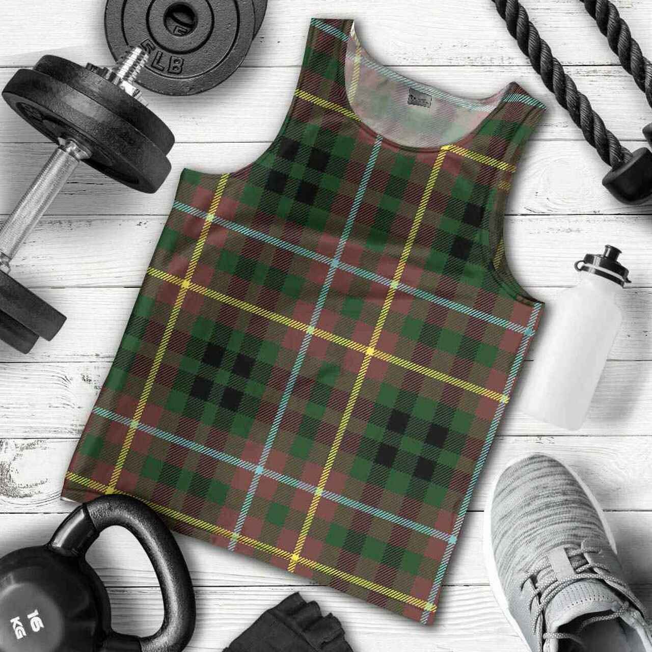 Buchanan Hunting Tartan Plaid Men Tank Top