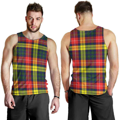 Buchanan Modern Tartan Plaid Men Tank Top