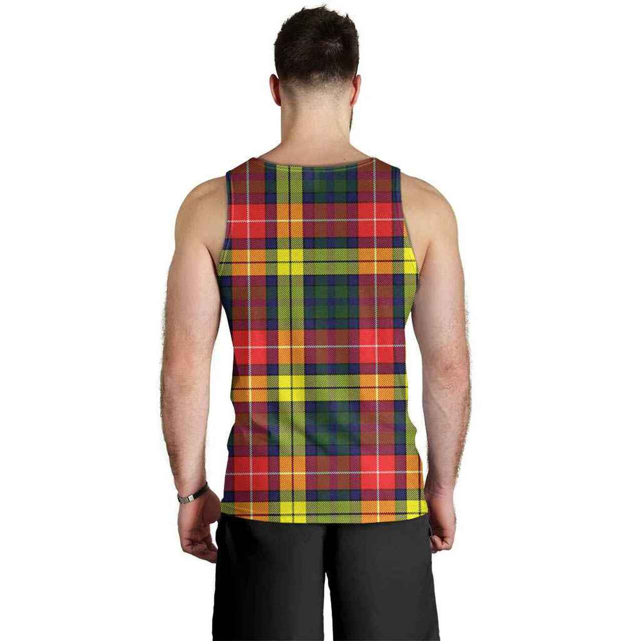 Buchanan Modern Tartan Plaid Men Tank Top