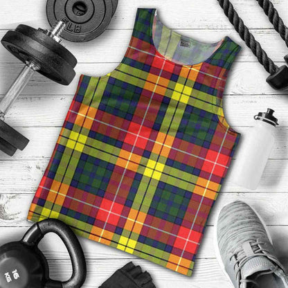 Buchanan Modern Tartan Plaid Men Tank Top