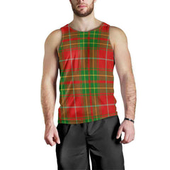 Burnett Ancient Tartan Plaid Men Tank Top