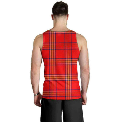 Burnett Modern Tartan Plaid Men Tank Top